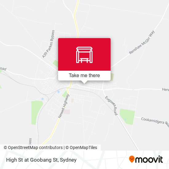High St at Goobang St map