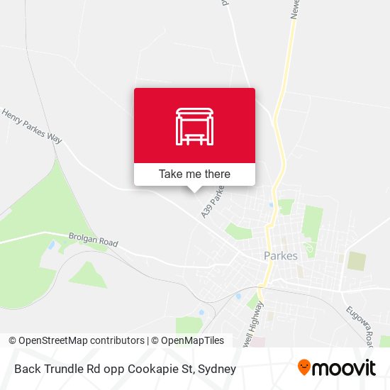 Back Trundle Rd opp Cookapie St map