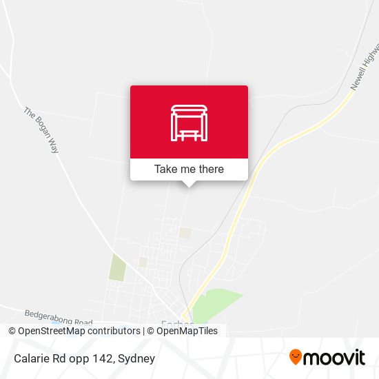Calarie Rd opp 142 map