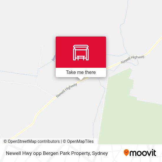 Newell Hwy opp Bergen Park Property map
