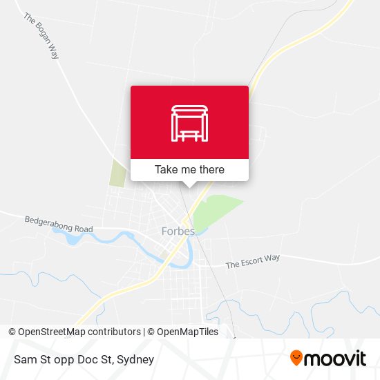 Sam St opp Doc St map