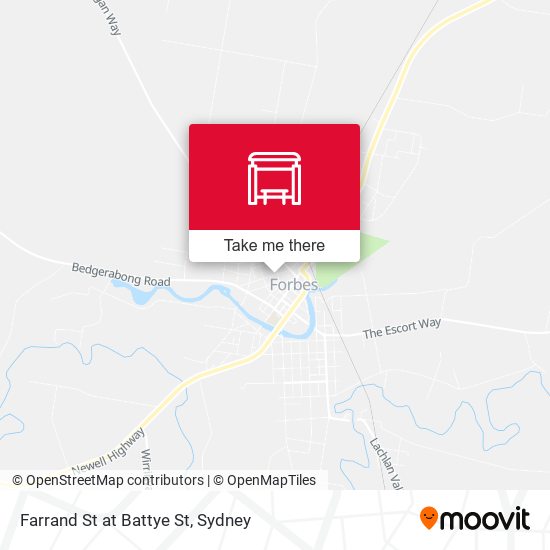 Farrand St at Battye St map