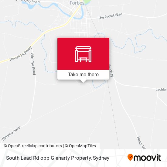South Lead Rd opp Glenarty Property map