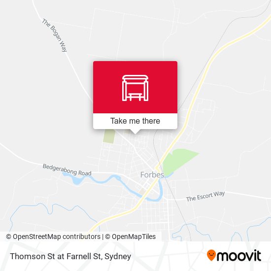 Thomson St at Farnell St map