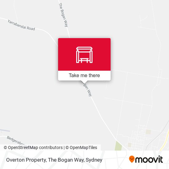 Overton Property, The Bogan Way map