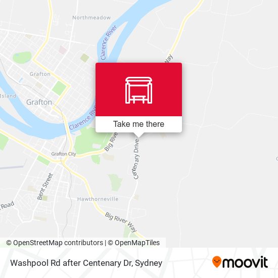 Washpool Rd after Centenary Dr map