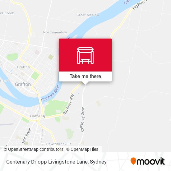 Centenary Dr opp Livingstone Lane map