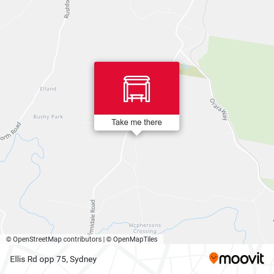 Ellis Rd opp 75 map