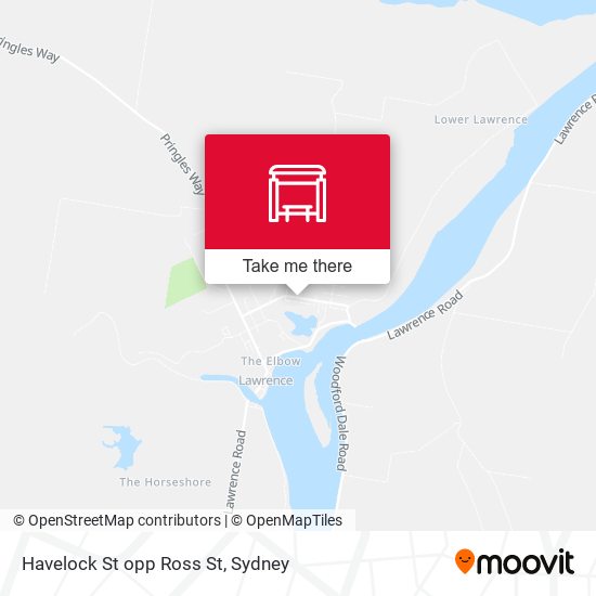 Havelock St opp Ross St map