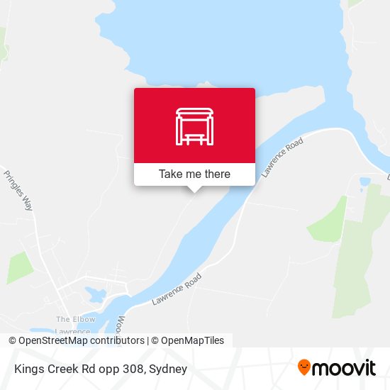Kings Creek Rd opp 308 map