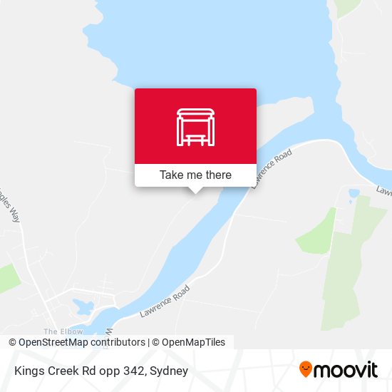 Kings Creek Rd opp 342 map