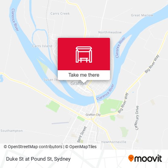 Duke St at Pound St map