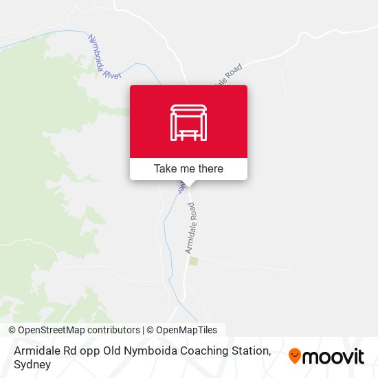 Armidale Rd opp Old Nymboida Coaching Station map