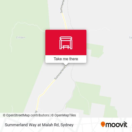 Summerland Way at Malah Rd map