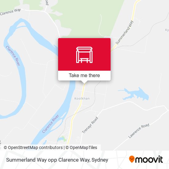 Summerland Way opp Clarence Way map