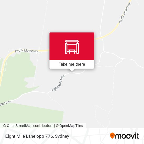 Eight Mile Lane opp 776 map