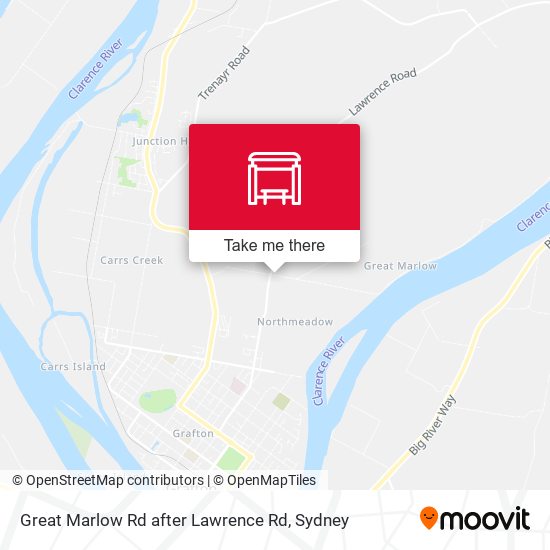 Great Marlow Rd after Lawrence Rd map
