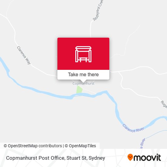 Copmanhurst Post Office, Stuart St map