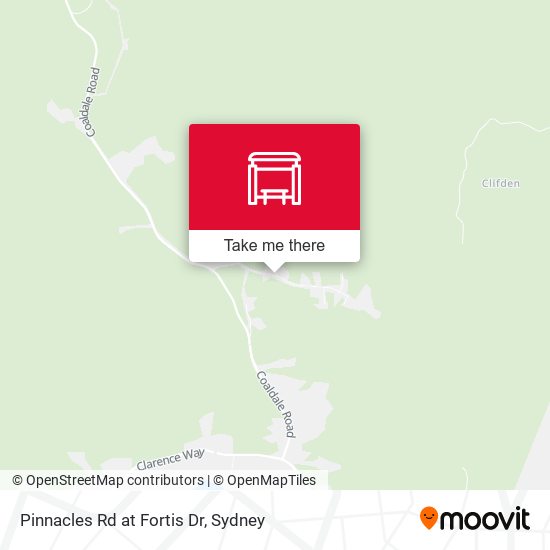 Pinnacles Rd at Fortis Dr map