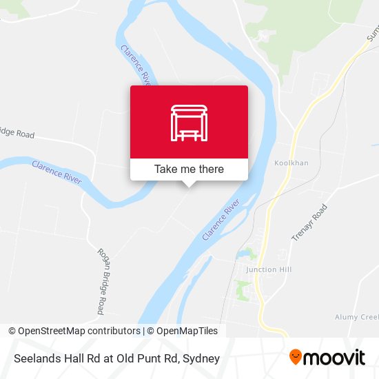 Seelands Hall Rd at Old Punt Rd map