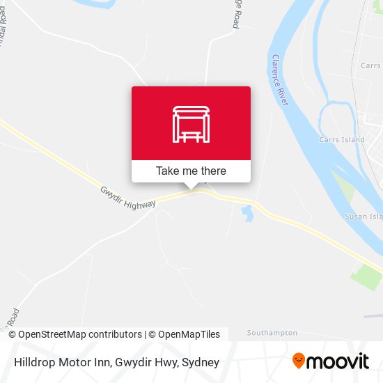 Hilldrop Motor Inn, Gwydir Hwy map