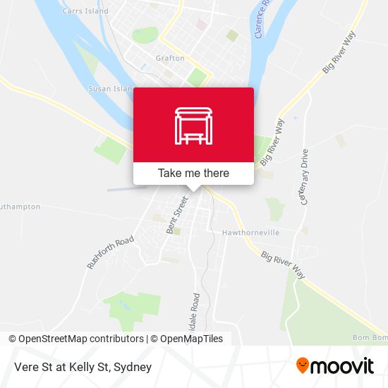 Vere St at Kelly St map
