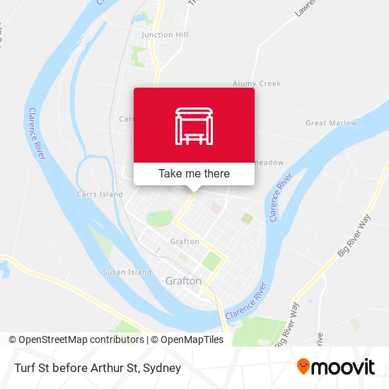 Turf St before Arthur St map