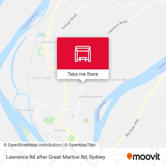 Lawrence Rd after Great Marlow Rd map