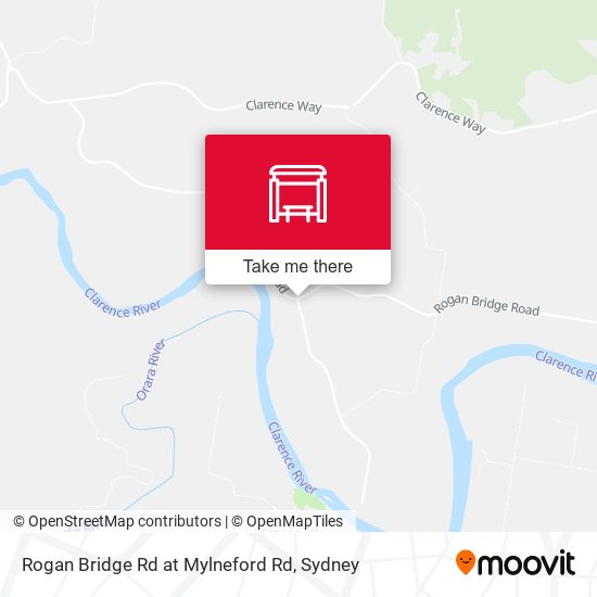 Rogan Bridge Rd at Mylneford Rd map