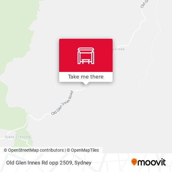 Old Glen Innes Rd opp 2509 map