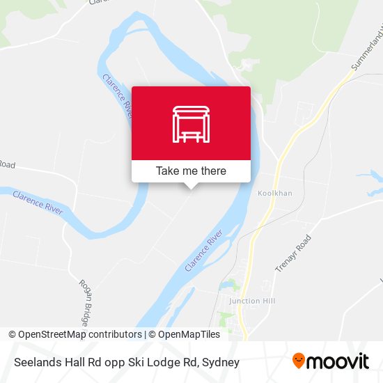 Seelands Hall Rd opp Ski Lodge Rd map