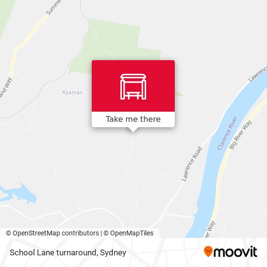 School Lane turnaround map
