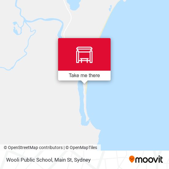Wooli Public School, Main St map