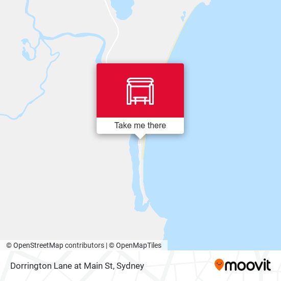 Dorrington Lane at Main St map