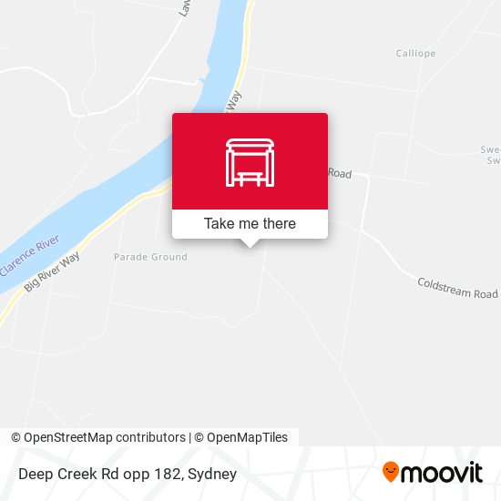 Deep Creek Rd opp 182 map