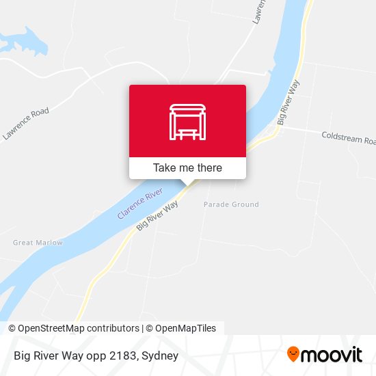 Big River Way opp 2183 map