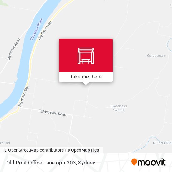 Old Post Office Lane opp 303 map