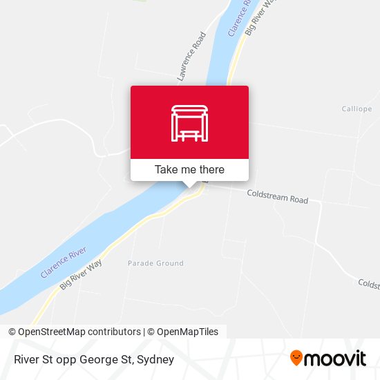 River St opp George St map