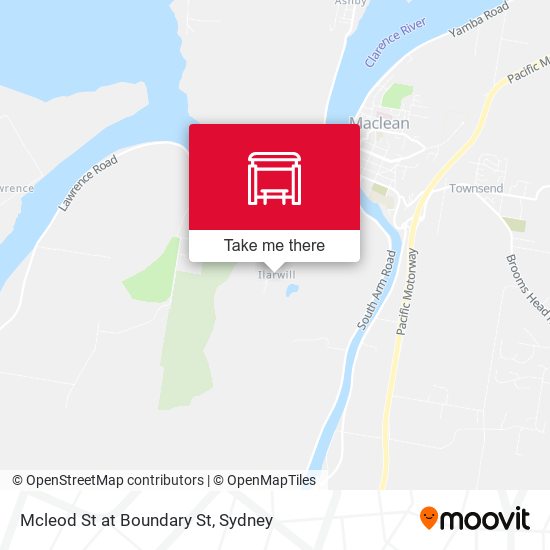 Mcleod St at Boundary St map