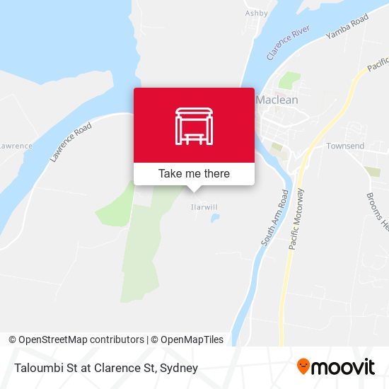 Taloumbi St at Clarence St map