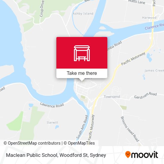 Maclean Public School, Woodford St map