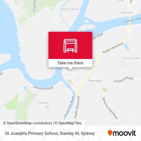 St Joseph's Primary School, Stanley St map
