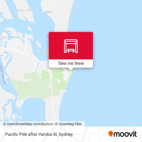 Pacific Pde after Yamba St map