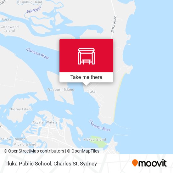 Iluka Public School, Charles St map