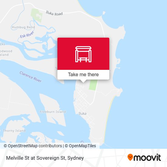 Melville St at Sovereign St map