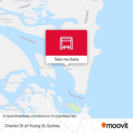 Charles St at Young St map