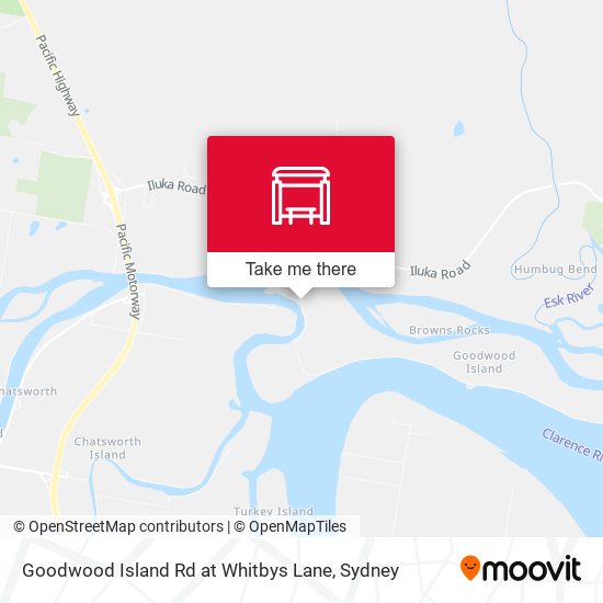 Goodwood Island Rd at Whitbys Lane map