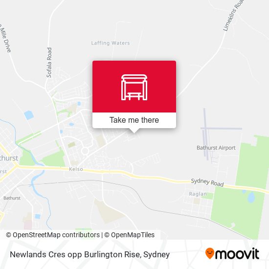 Newlands Cres opp Burlington Rise map