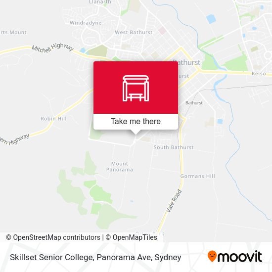 Skillset Senior College, Panorama Ave map