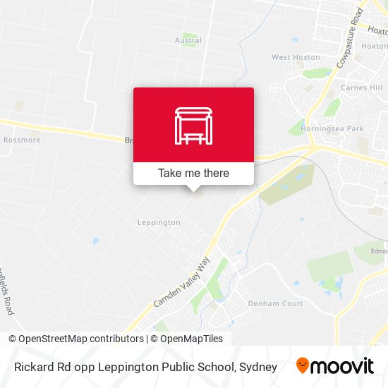Rickard Rd opp Leppington Public School map